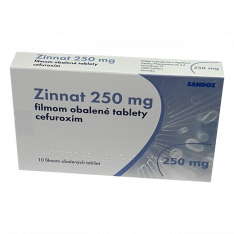 Зиннат антибиотик 250 мг табл. №10